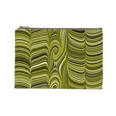 Electric Field Art Xxxiv Cosmetic Bag (large) by okhismakingart