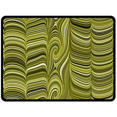 Electric Field Art Xxxiv Fleece Blanket (large)  by okhismakingart