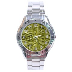 Electric Field Art Xxxiv Stainless Steel Analogue Watch by okhismakingart