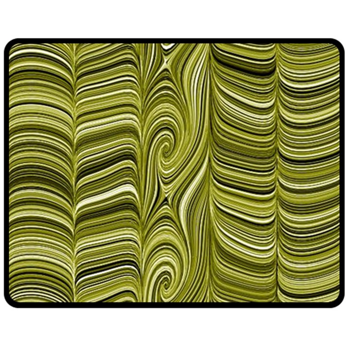 Electric Field Art XXXIV Double Sided Fleece Blanket (Medium) 