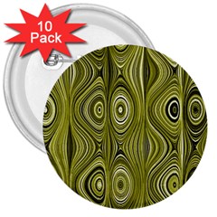 Electric Field Art Xxxv 3  Buttons (10 Pack)  by okhismakingart