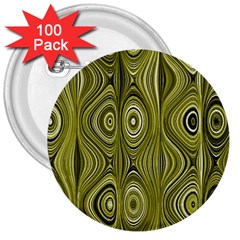 Electric Field Art Xxxv 3  Buttons (100 Pack)  by okhismakingart