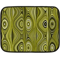 Electric Field Art Xxxv Fleece Blanket (mini) by okhismakingart