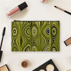 Electric Field Art Xxxv Cosmetic Bag (medium) by okhismakingart