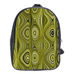 Electric Field Art Xxxv School Bag (large) by okhismakingart