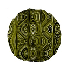 Electric Field Art Xxxv Standard 15  Premium Round Cushions by okhismakingart