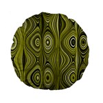 Electric Field Art XXXV Standard 15  Premium Round Cushions Back