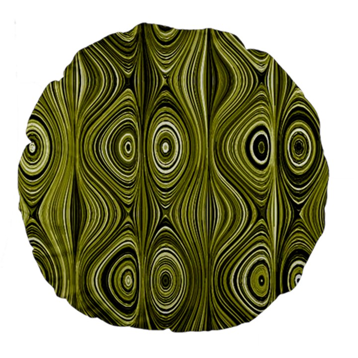 Electric Field Art XXXV Large 18  Premium Round Cushions