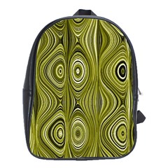 Electric Field Art Xxxv School Bag (xl) by okhismakingart