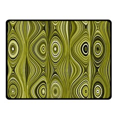 Electric Field Art Xxxv Double Sided Fleece Blanket (small)  by okhismakingart