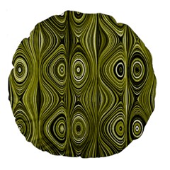 Electric Field Art Xxxv Large 18  Premium Flano Round Cushions by okhismakingart