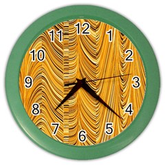 Electric Field Art XXXVI Color Wall Clock