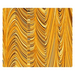 Electric Field Art Xxxvi Double Sided Flano Blanket (small)  by okhismakingart