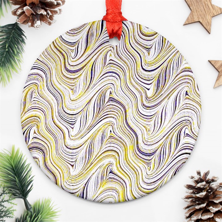 Electric Field Art XXXVII Ornament (Round)