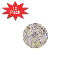 Electric Field Art Xxxvii 1  Mini Buttons (10 Pack)  by okhismakingart