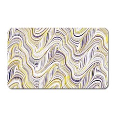 Electric Field Art Xxxvii Magnet (rectangular) by okhismakingart