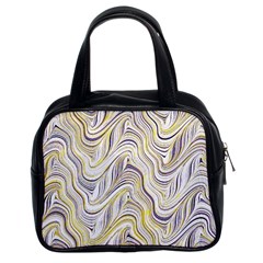 Electric Field Art Xxxvii Classic Handbag (two Sides) by okhismakingart