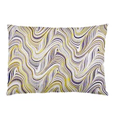 Electric Field Art Xxxvii Pillow Case (two Sides) by okhismakingart