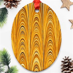 Electric Field Art Xxxix Ornament (oval) by okhismakingart