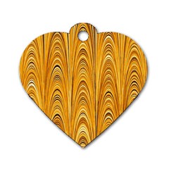 Electric Field Art XXXIX Dog Tag Heart (One Side)