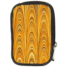 Electric Field Art Xxxix Compact Camera Leather Case by okhismakingart