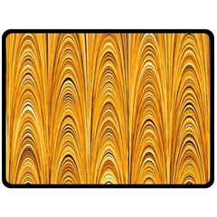 Electric Field Art Xxxix Fleece Blanket (large)  by okhismakingart