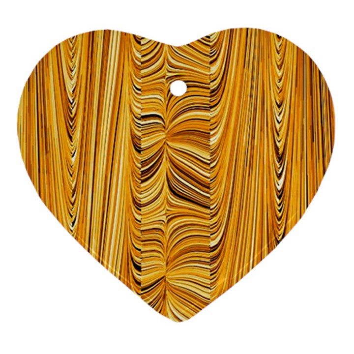 Electric Field Art XL Heart Ornament (Two Sides)