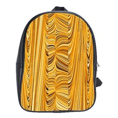 Electric Field Art Xl School Bag (large) by okhismakingart