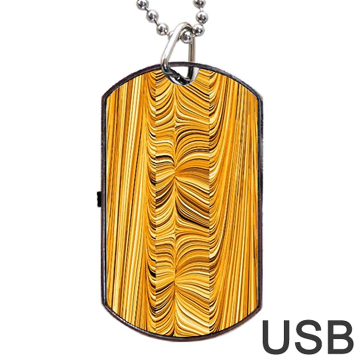 Electric Field Art XL Dog Tag USB Flash (Two Sides)