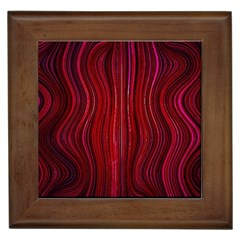 Electric Field Art Xli Framed Tiles by okhismakingart