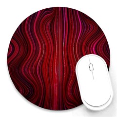 Electric Field Art Xli Round Mousepads by okhismakingart