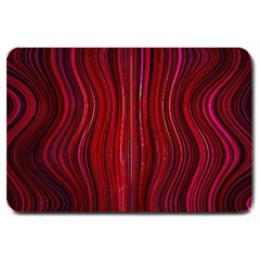 Electric Field Art Xli Large Doormat  by okhismakingart