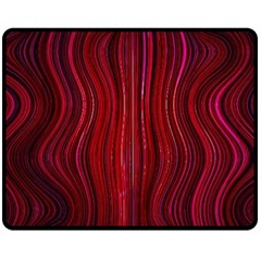 Electric Field Art Xli Fleece Blanket (medium)  by okhismakingart