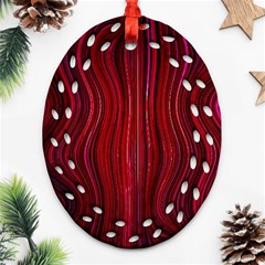 Electric Field Art Xli Ornament (oval Filigree) by okhismakingart