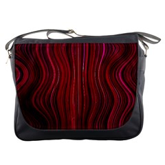 Electric Field Art Xli Messenger Bag by okhismakingart