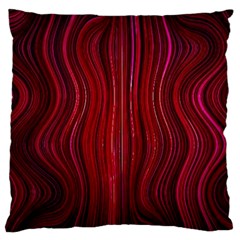 Electric Field Art Xli Large Cushion Case (two Sides) by okhismakingart