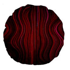 Electric Field Art Xli Large 18  Premium Round Cushions by okhismakingart