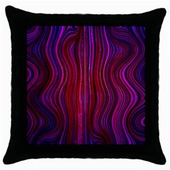 Electric Field Art Xlii Throw Pillow Case (black) by okhismakingart