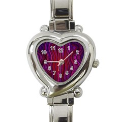 Electric Field Art Xlii Heart Italian Charm Watch by okhismakingart