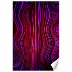 Electric Field Art Xlii Canvas 24  X 36  by okhismakingart