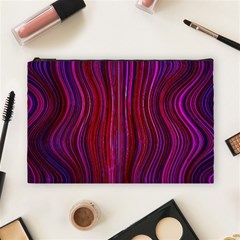 Electric Field Art Xlii Cosmetic Bag (large) by okhismakingart