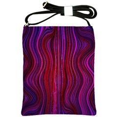 Electric Field Art Xlii Shoulder Sling Bag by okhismakingart