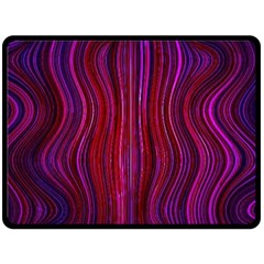 Electric Field Art Xlii Fleece Blanket (large)  by okhismakingart