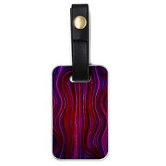 Electric Field Art Xlii Luggage Tags (one Side)  by okhismakingart