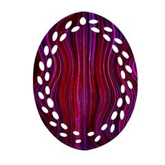 Electric Field Art Xlii Oval Filigree Ornament (two Sides) by okhismakingart