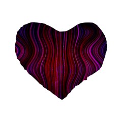 Electric Field Art Xlii Standard 16  Premium Flano Heart Shape Cushions by okhismakingart