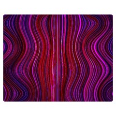 Electric Field Art Xlii Double Sided Flano Blanket (medium)  by okhismakingart