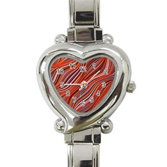 Electric Field Art Xliii Heart Italian Charm Watch by okhismakingart