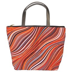 Electric Field Art Xliii Bucket Bag