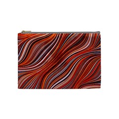 Electric Field Art Xliii Cosmetic Bag (medium) by okhismakingart